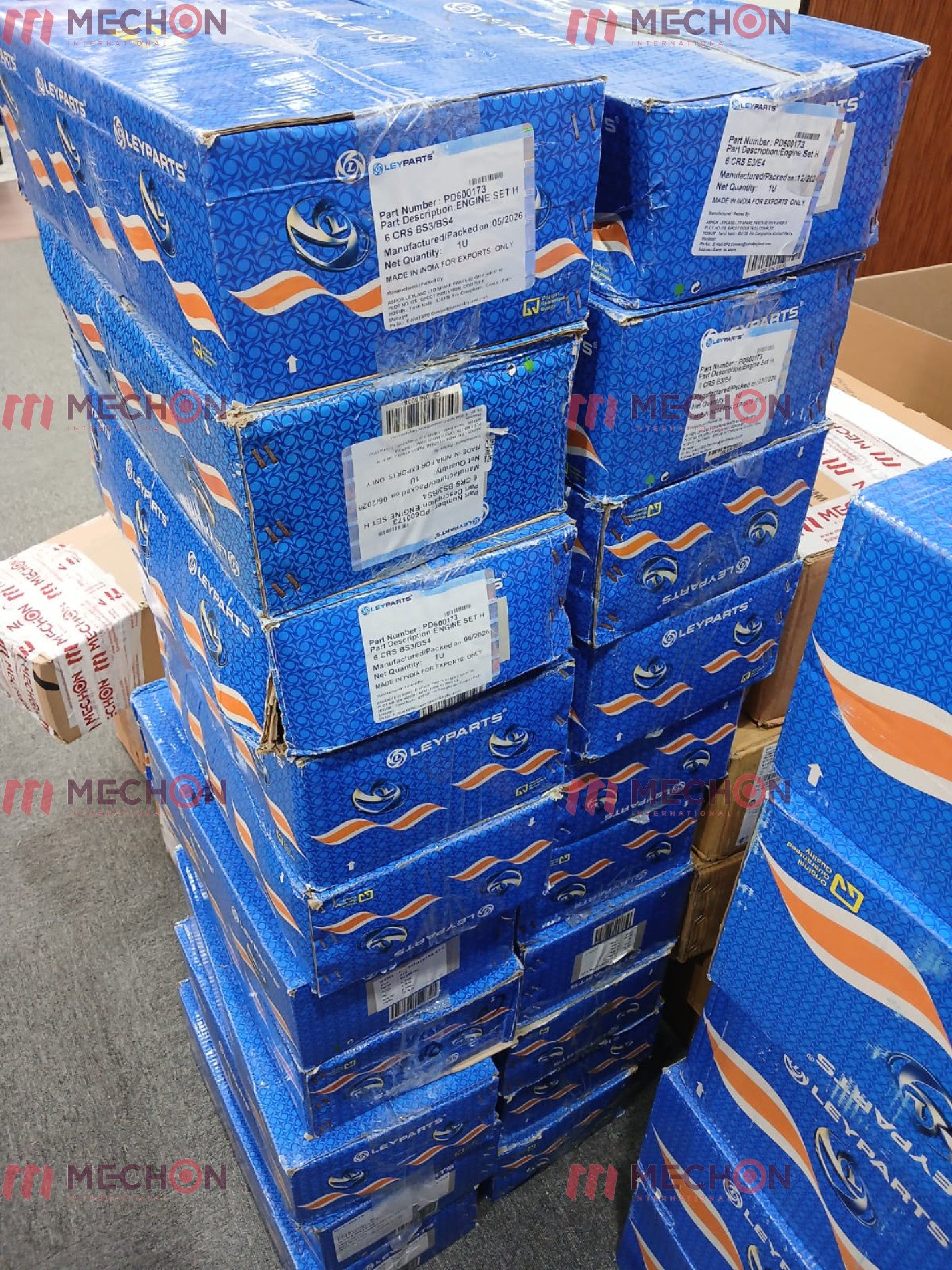 Ashok Leyland Spare Parts Delivered to Senegal